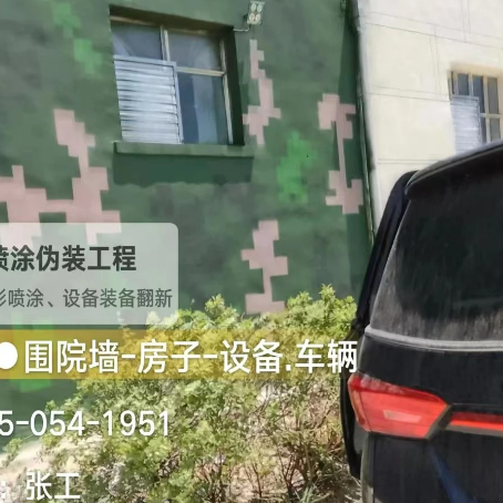 云南数码迷彩漆施工